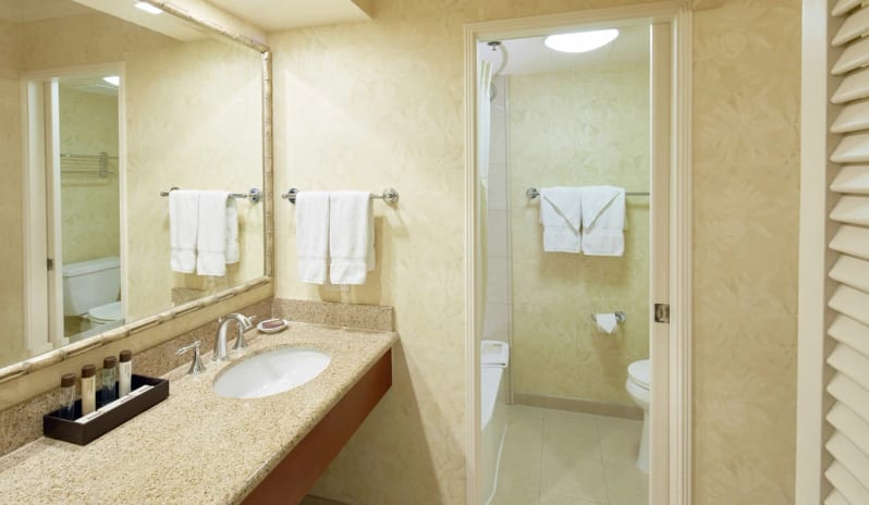 Oceanfront Room Bathroom